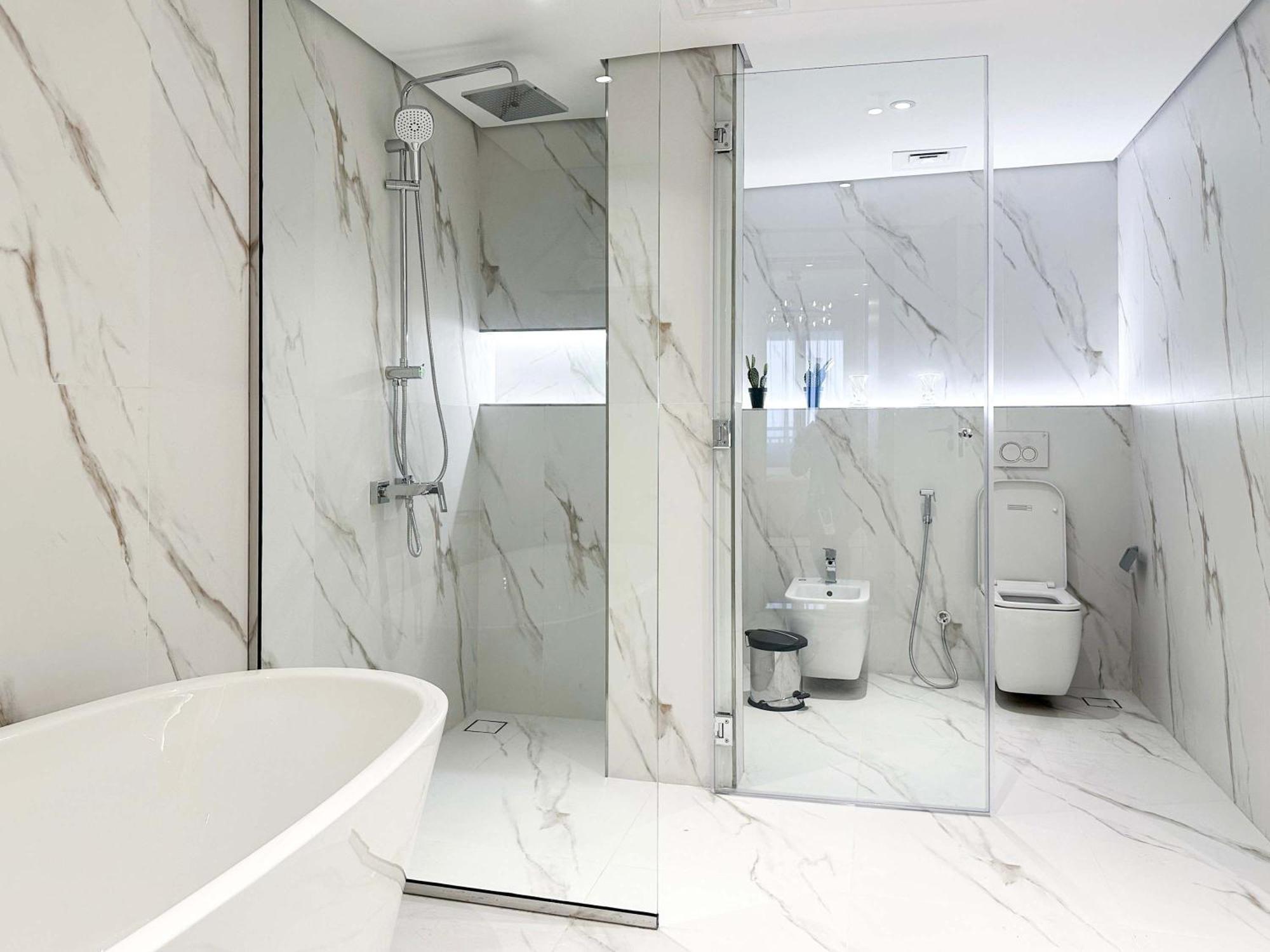 Fabulous 1 Bedroom Apartment At 5 Star Resort Dubaj Kültér fotó