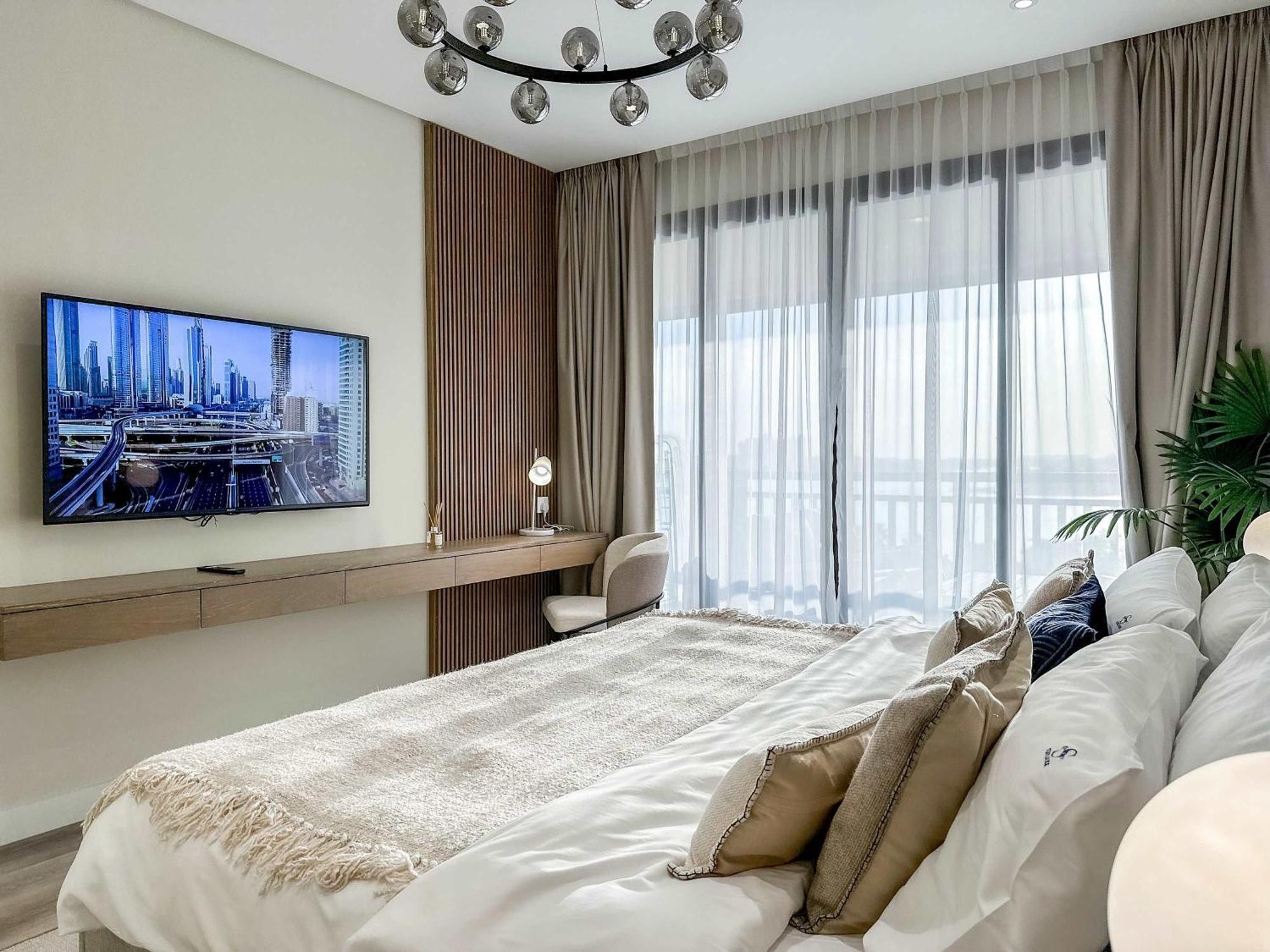 Fabulous 1 Bedroom Apartment At 5 Star Resort Dubaj Kültér fotó